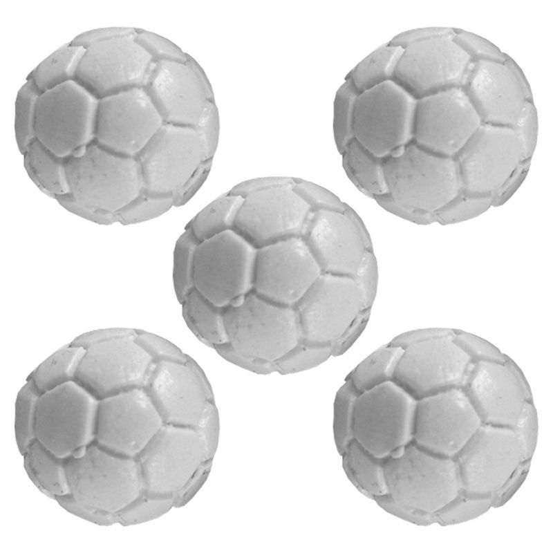 Mini bolas de futebol, 2 peças, resina branca bolas, para jogos indoor, download  grátis